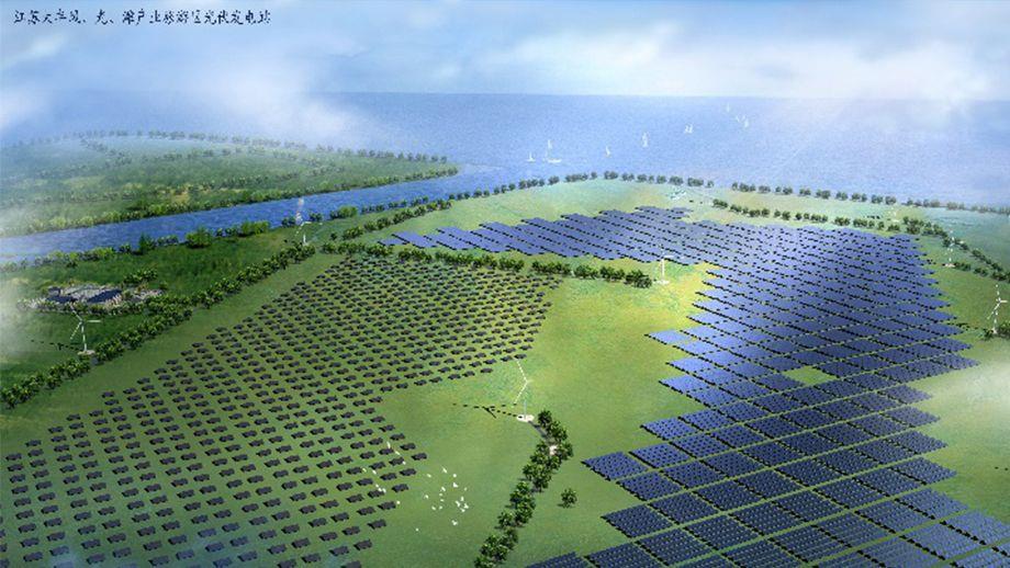 江蘇大豐風(fēng)、光、灘產(chǎn)業(yè)旅游區(qū)光伏發(fā)電項(xiàng)目