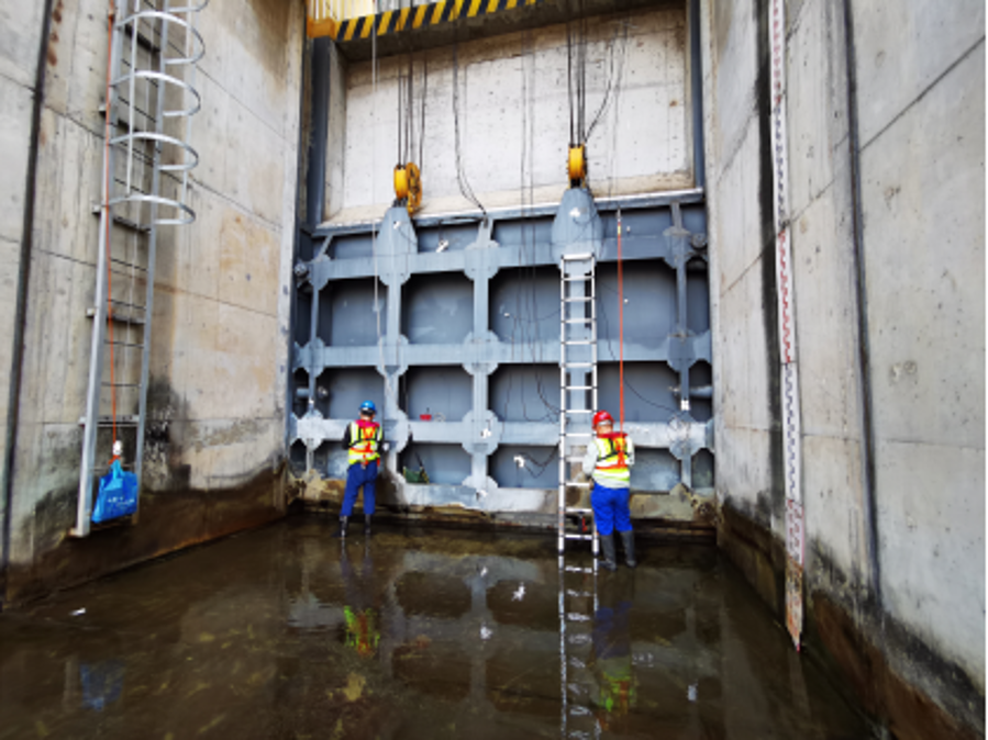 南水北調中線段水閘閘門安全鑒定